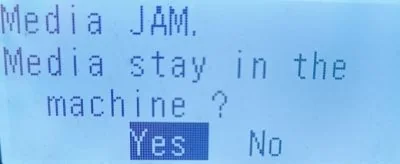 Ошибка печати Media JAM